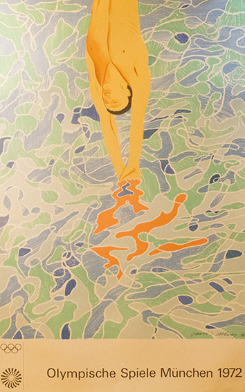 デイヴィッド・ホックニー ミュンヘンオリンピック ポスター 1972年