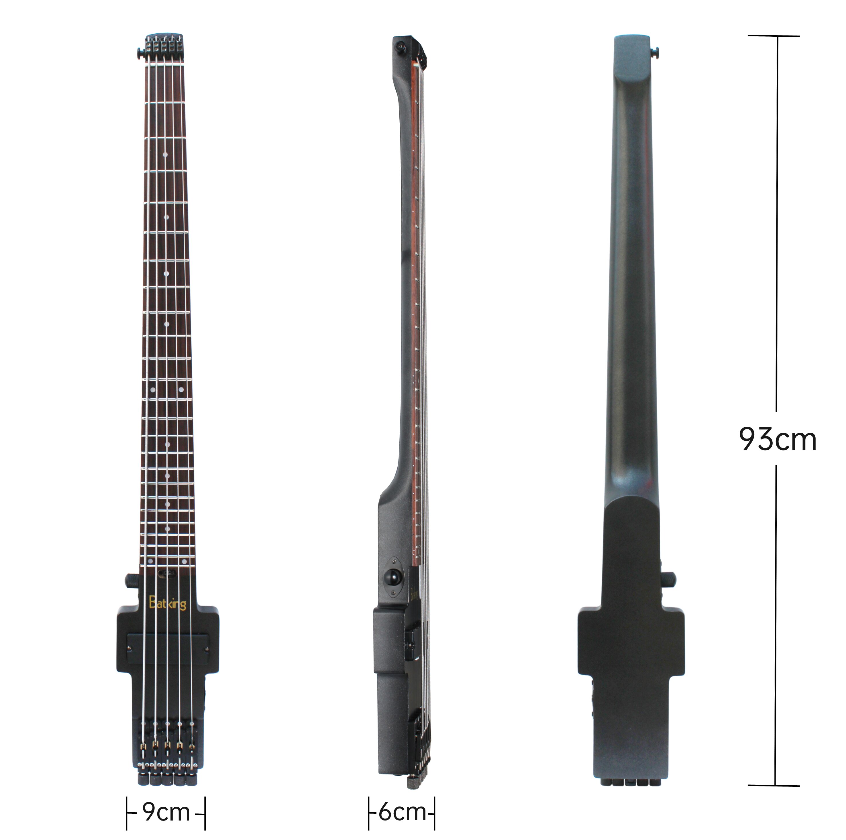 Travel Bass Guitar Electric Headless Bass 5 Strings Electric Bass