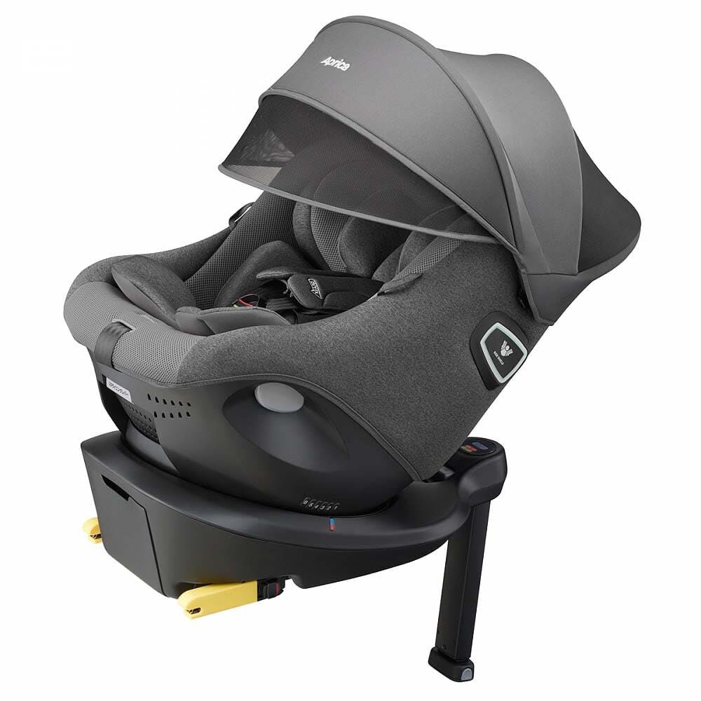 Aprica アップリカ ISOFIX クルリラ プライト (ナイトグレー