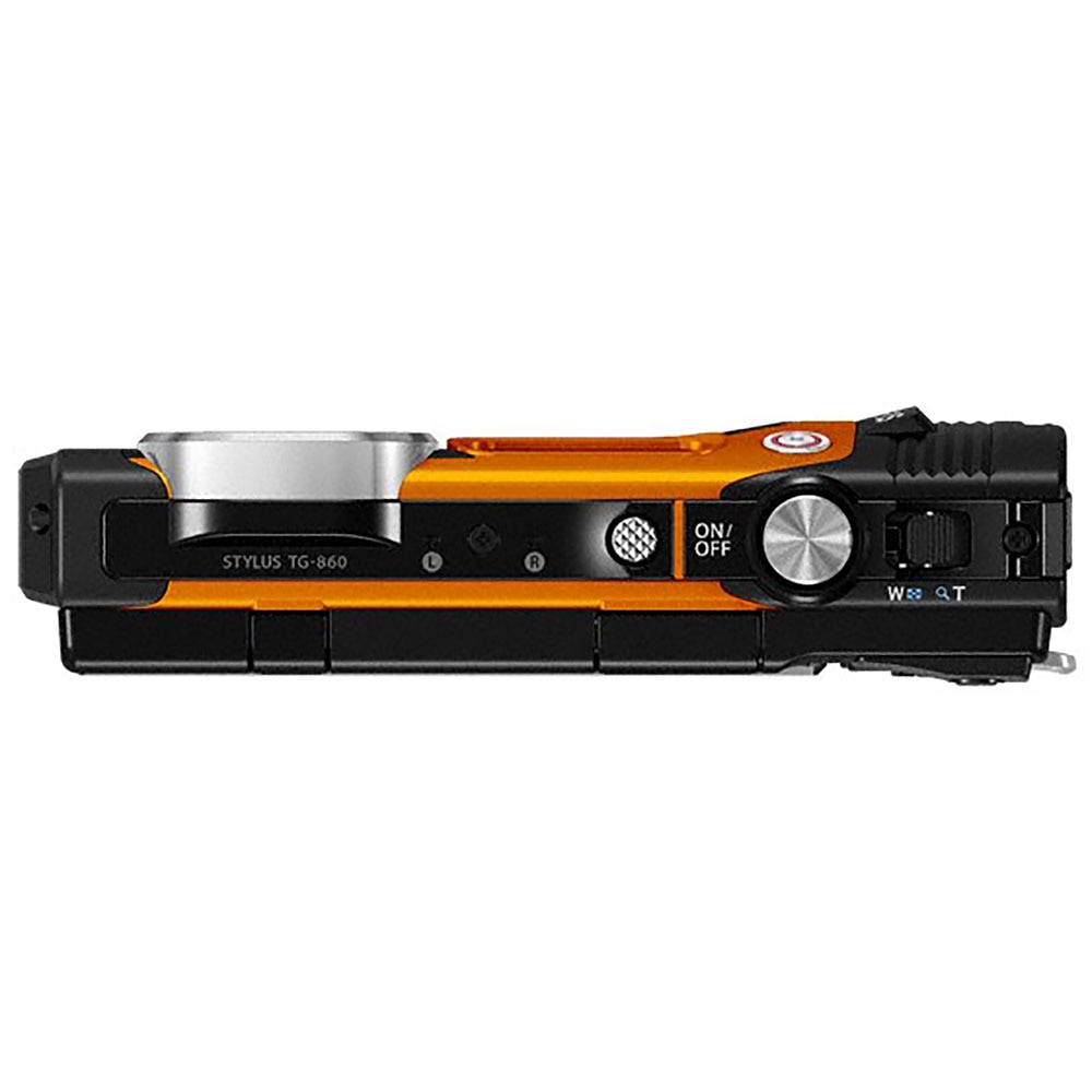 Olympus Tough TG-860 Waterproof Compact Camera - Orange/Black