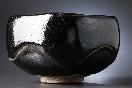十代大樋長左衛門(年朗) 大樋年雄 黒茶碗 ぐい呑 十代大樋