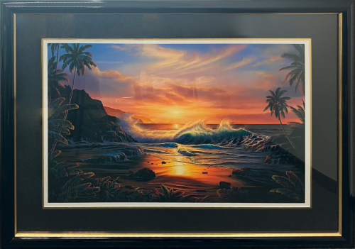 絵画 ラッセン Christian Rlese Lassen マウイマジック 額装 アート