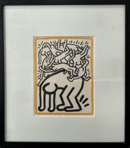 希少品】キース・ヘリング 大型 リトグラフ 希少品】キース・ヘリング