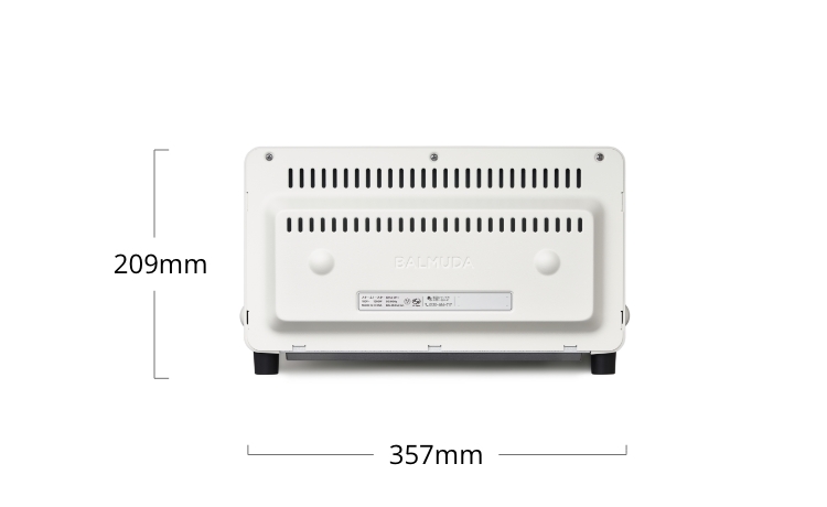 スペック | BALMUDA The Toaster | BALMUDA（バルミューダ）公式サイト