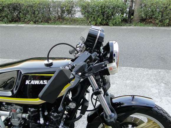 z400FXメーターアップステーBRC製 トップ Z400FX BRC メーターアップ