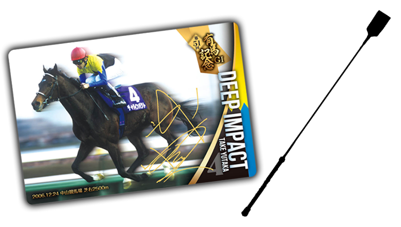 サラブレッドホースコレクション 箔押しサインカードセット