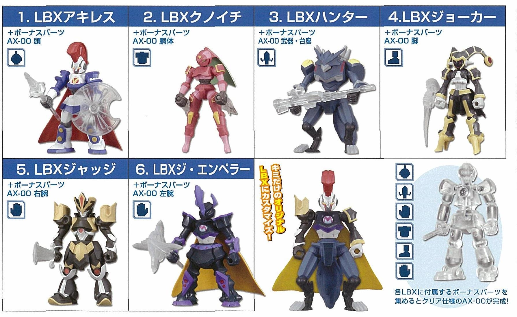 ダンボール戦機 LBX11体セット ダンボール戦機 LBX11体セット