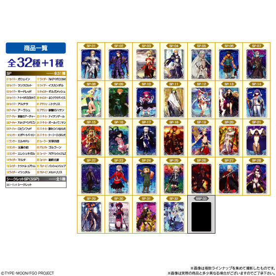 Fate/Grand Orderウエハース 復刻スペシャル2｜発売日：2019年9月30日