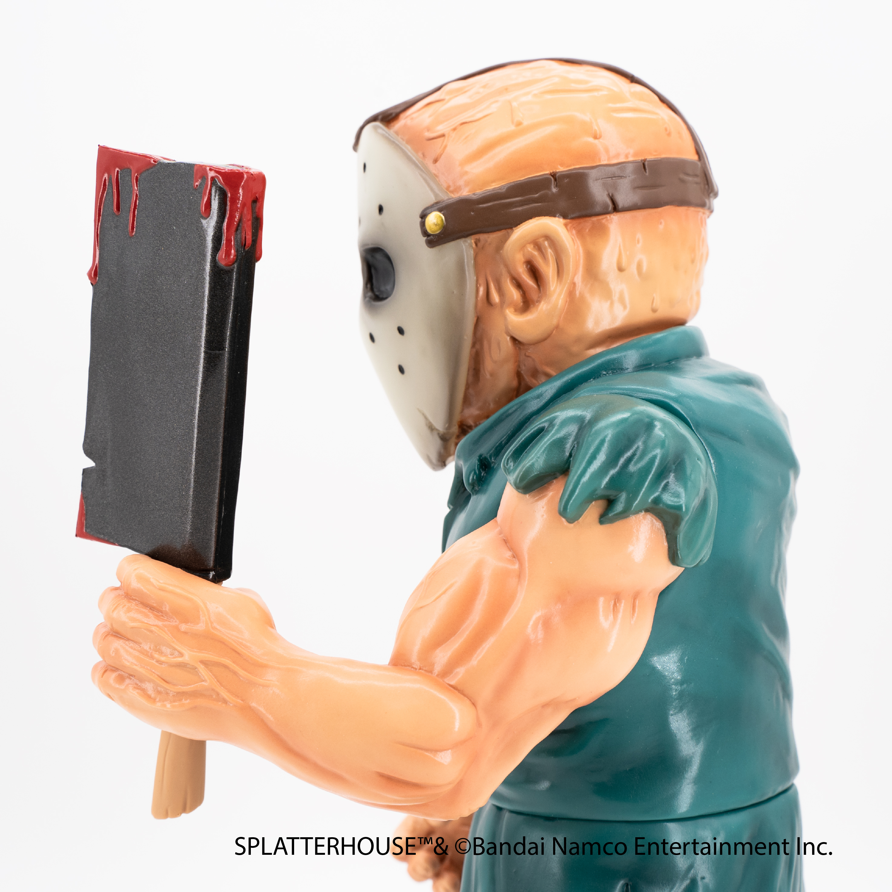SPLATTERHOUSE & SPLATTERHOUSE 2のリックが蓄光マスクのフィギュアに