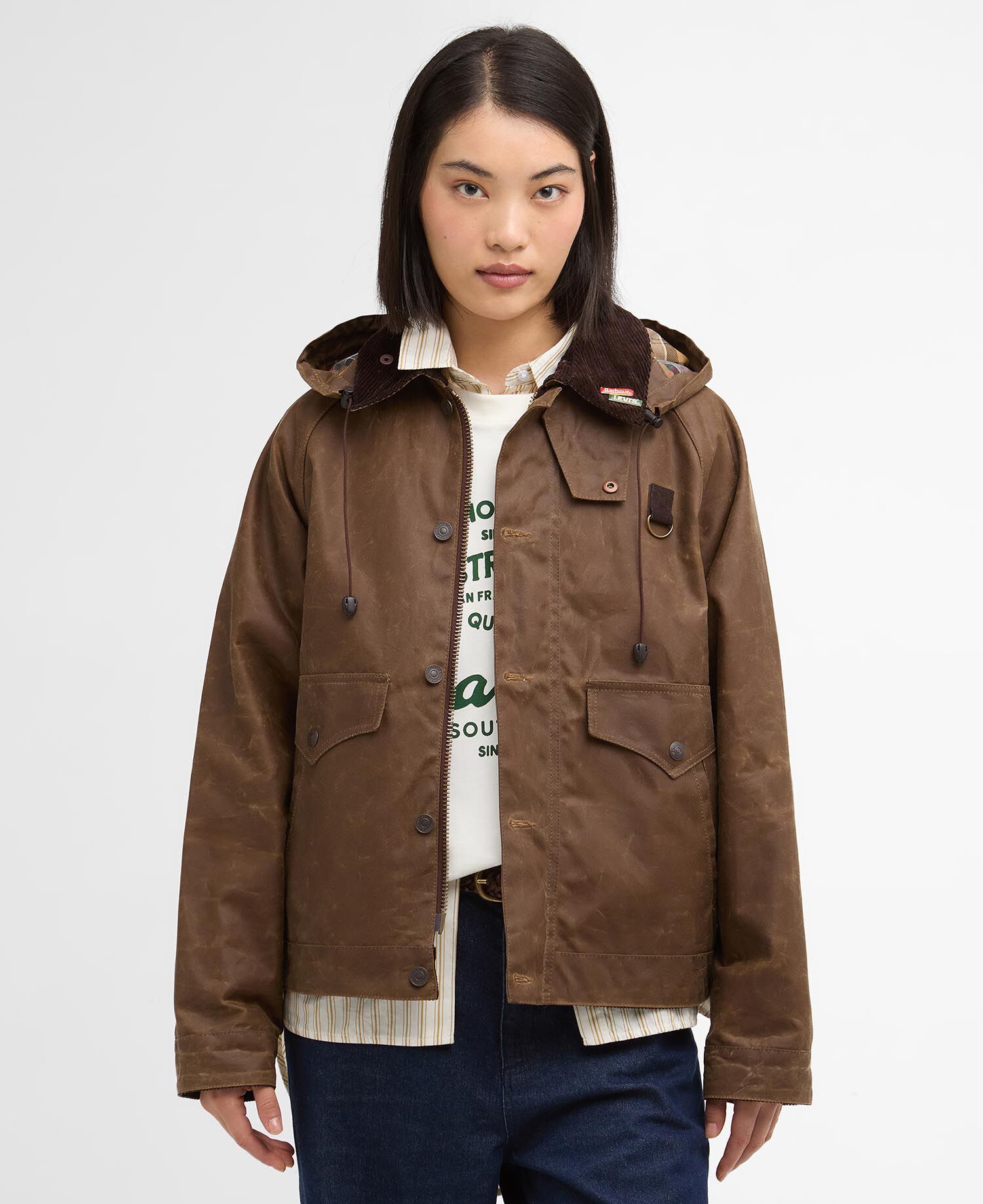 Levi's X Barbour Type II Waxed Jacket M Barbour x Levi's Type Ii