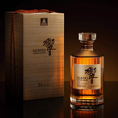 サントリーが響ジャパニーズハーモニー、響21年の100周年記念ボトルの