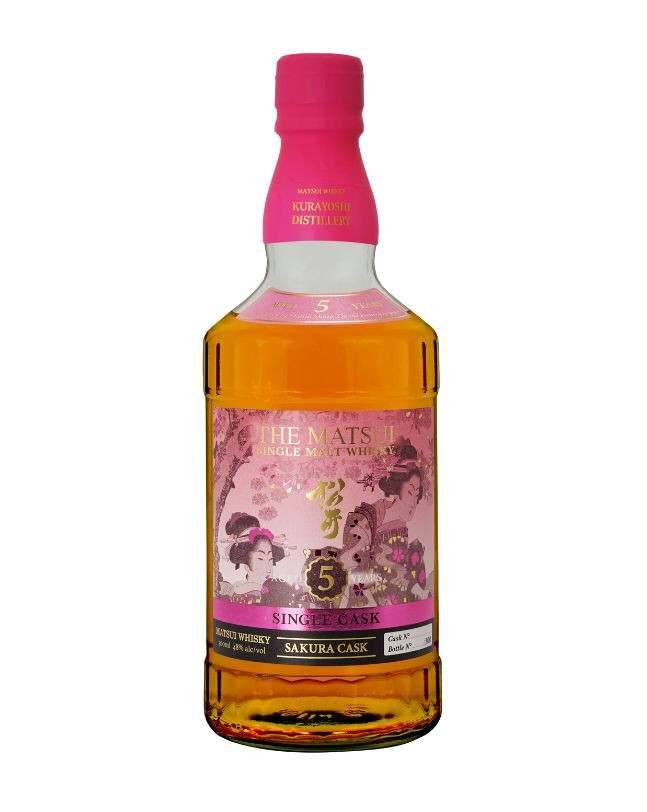 THE MATSUI SINGLE MALT JAPANESE WHISKY SAKURA SINGLE CASK 5 YEARS OLD