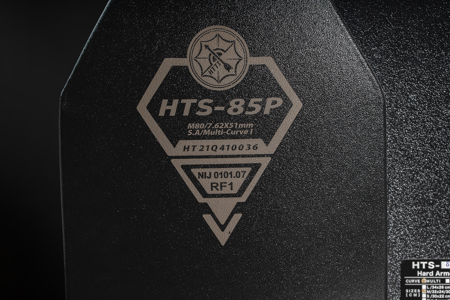 実物 防弾ソフトアーマープレート NIJ IIIA Medium 米国製 M80 実物