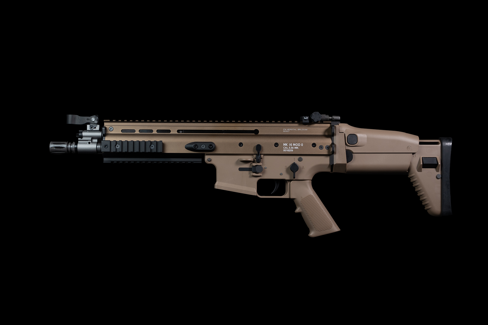 WE-TECH FN SCAR-L V3システム ガスブローバックガスガン ミリタリー
