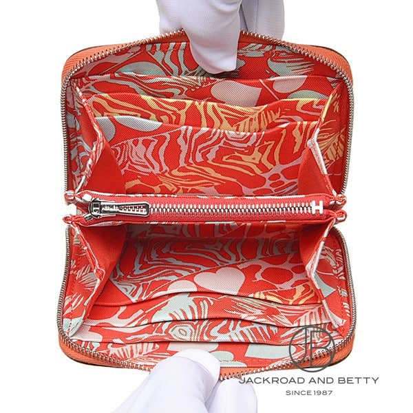 アザップ シルクイン コンパクト オレンジ[] Azap Silkin Wallet