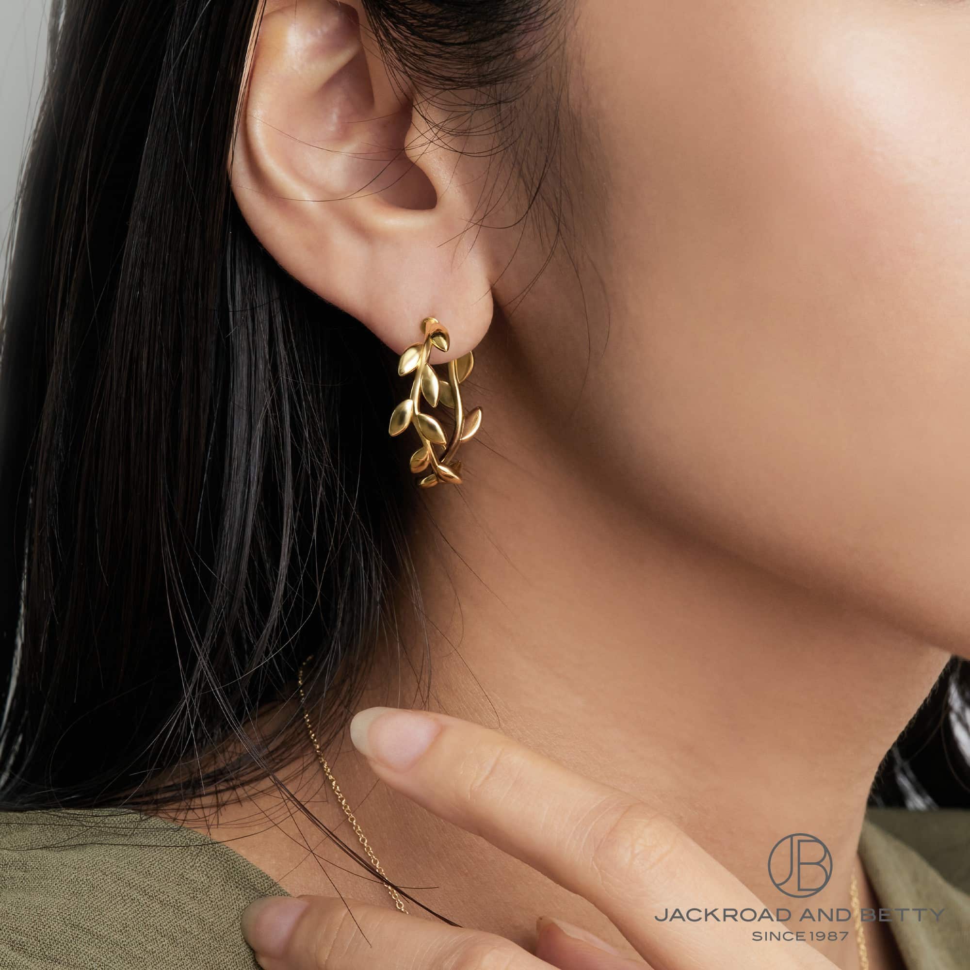 Tiffany & Co. オリーブリーフクライマーピアス ティファニー オリーブ