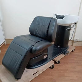 美容室 オオヒロシャンプー台 ブラック 大広製作所 山口県防府市 美容