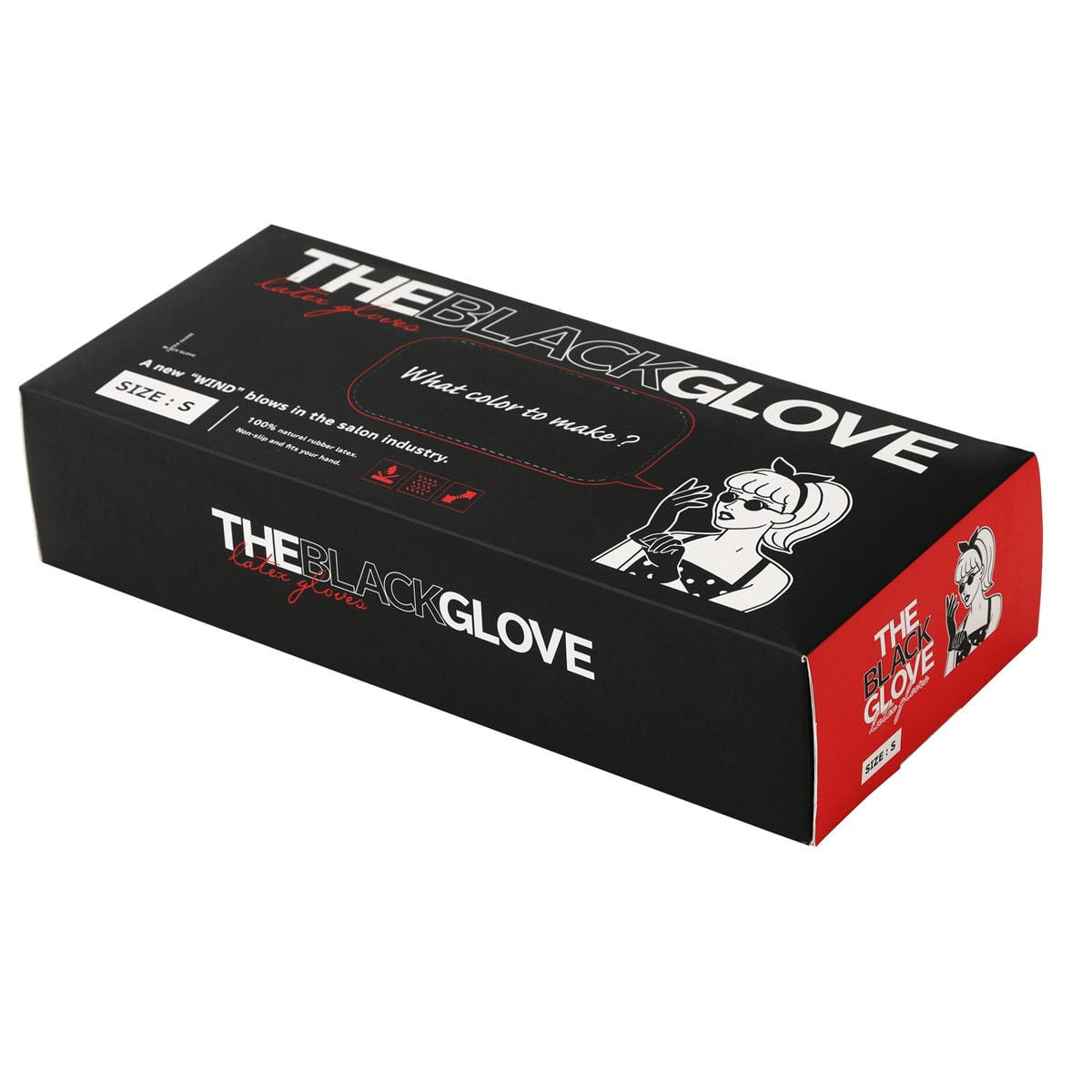 THE BLACK GLOVE（ブラックグローブ） 50枚入 Sサイズの卸・通販