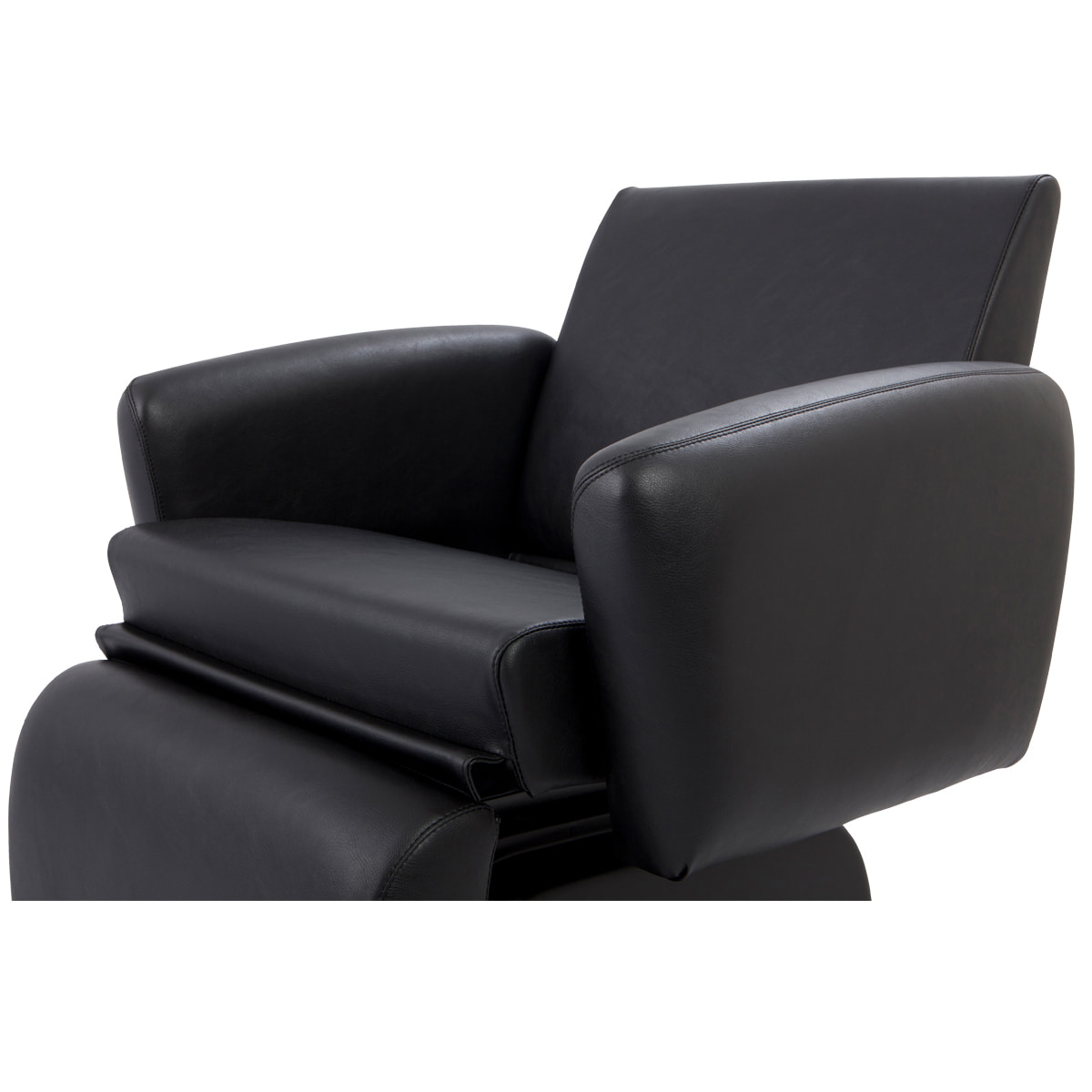 電動シャンプーチェア ALVIN-Sofa【レッグレスト連動タイプ】ブラック