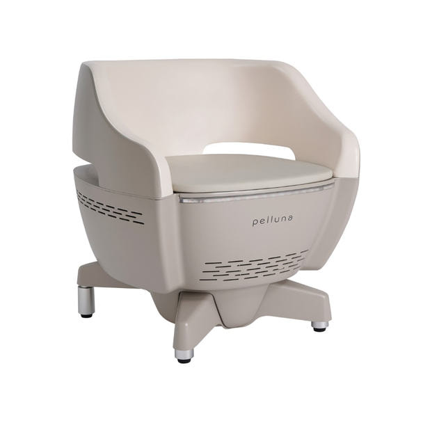 水色！骨盤底筋トレ一ニングチェア EMS 電磁パルスチェア ブルー、水色