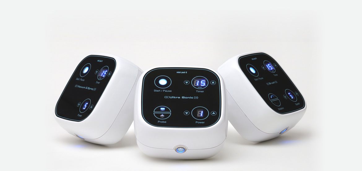 m】INDIBA 美顔器 タッチパネル式 付属品あり m】INDIBA 美顔器