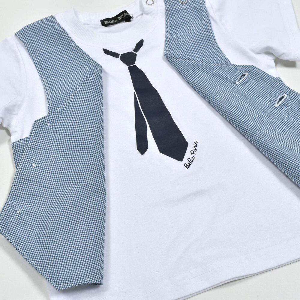 fti lil london 2008 ネクタイプリント Tシャツ S｜lil london 2008