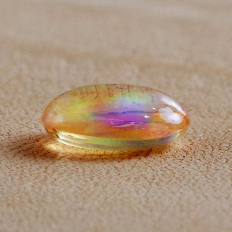 メキシコオパール 0.923ct 約8×6×厚み3mm ◇ルビー通販 ベルマックス ◇