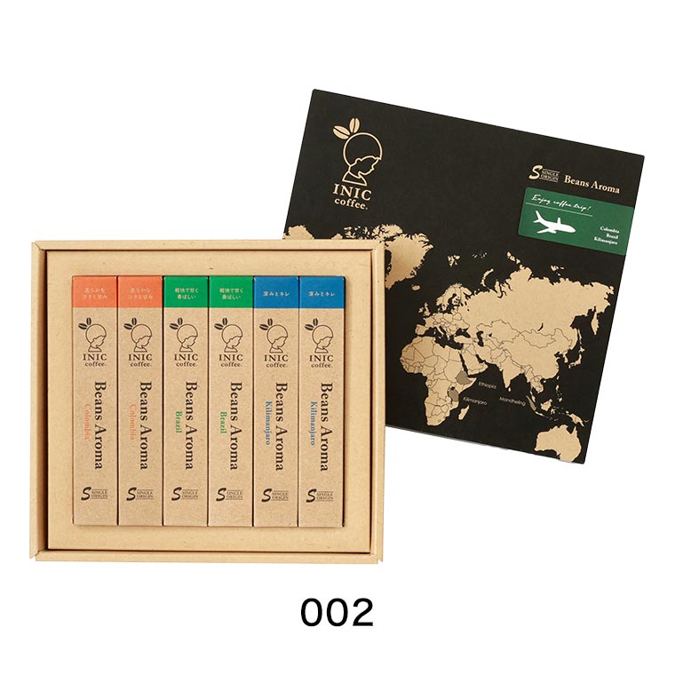 INIC coffee イニックコーヒー ビーンズアロマ 18本入り アソート