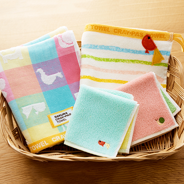 サクラクレパス タオル フェイスタオル×1・ウォッシュタオル×2・タオル