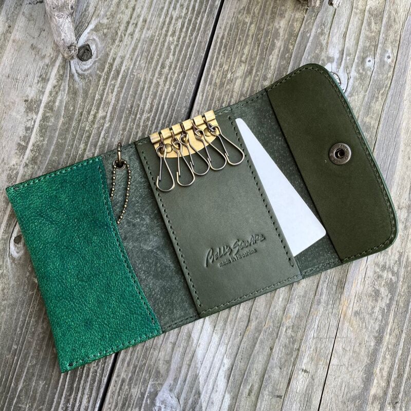 BELL'S SQUARE（ベルズスクエア） …【ツキノワグマレザー】熊革キー