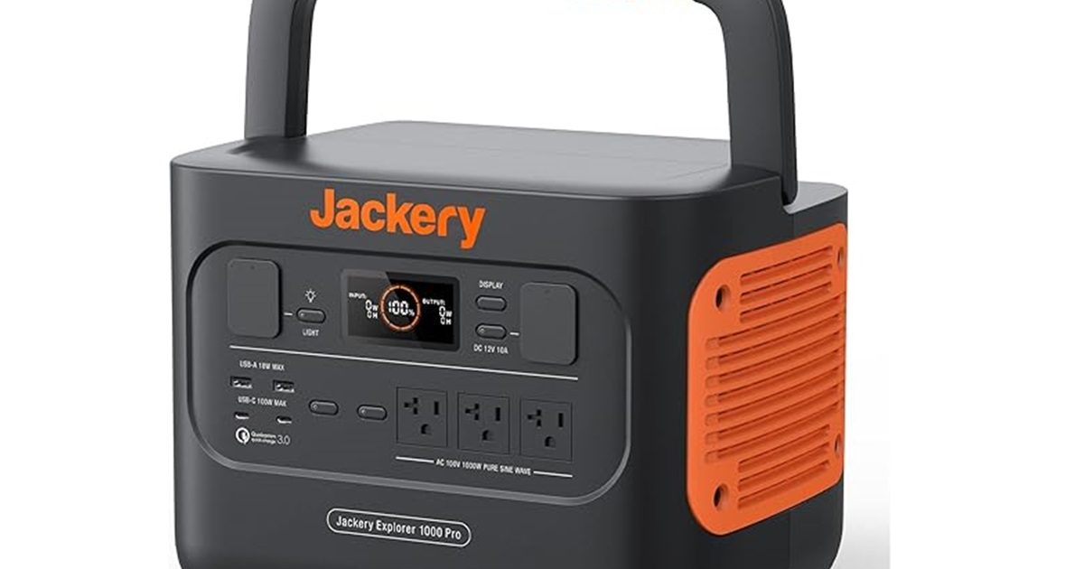 Jackery（ジャクリ）／ポータブル電源1000PRO | 道具・ギア 【BE-PAL