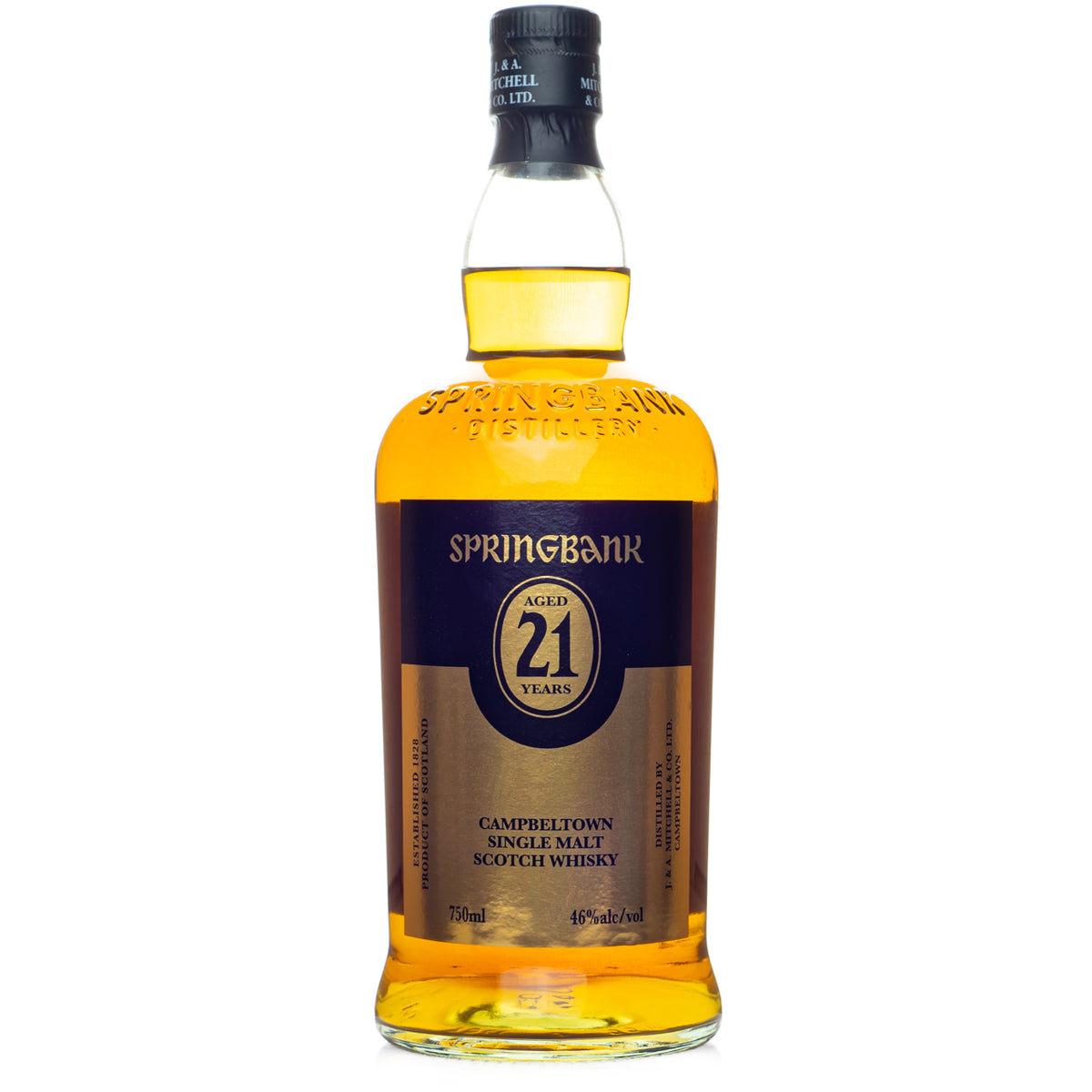 Springbank 21 Year Single Malt Scotch — Bitters & Bottles
