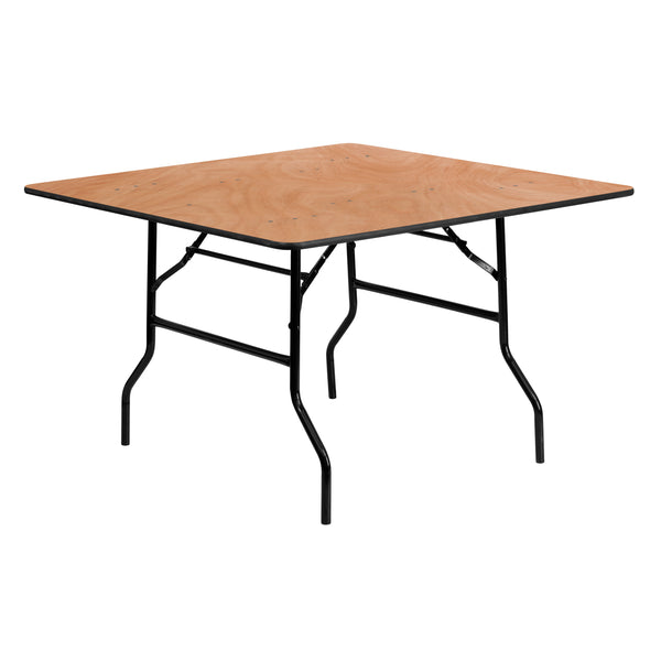 48SQ Wood Fold Table YT-WFFT48-SQ- – BizChair