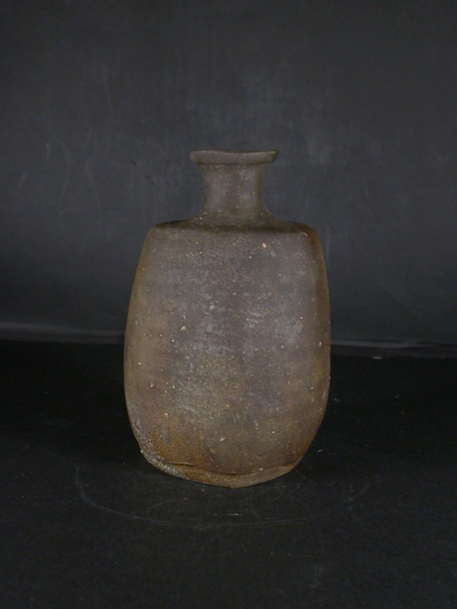 伝統工芸士 西川政美 備前焼 徳利&ぐい呑 共箱栞 酒器セット とっくり