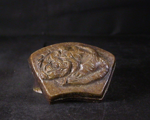 処分品 備前焼 登窯 備前陶苑 備前焼物故作家 木南 知加選 黄ゴマ虎