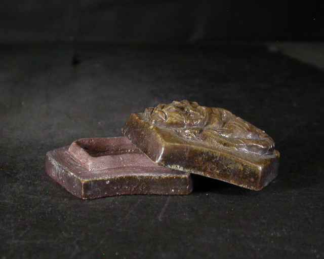 ☆ 木南知加選先生 昭和初期の名工 備前焼裸婦 共箱 【27】 ☆