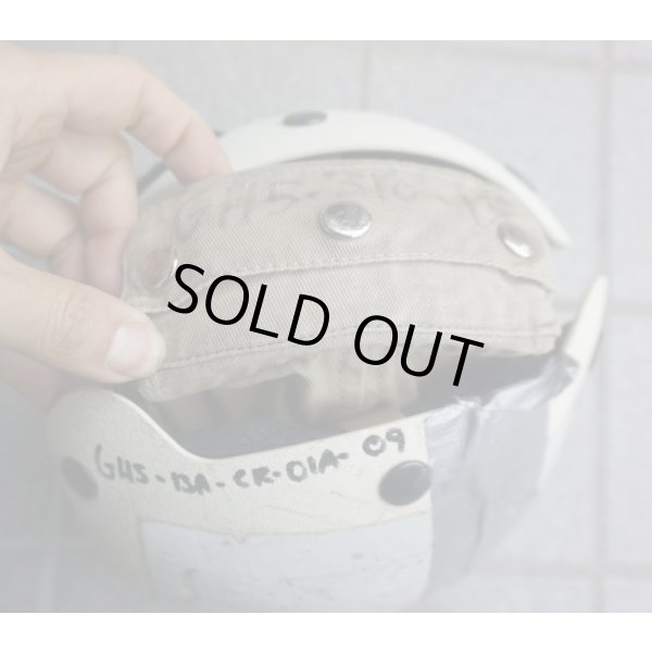 米軍 米海軍デッキクルーヘルメット白7 1/2 - ミリタリーサープラス