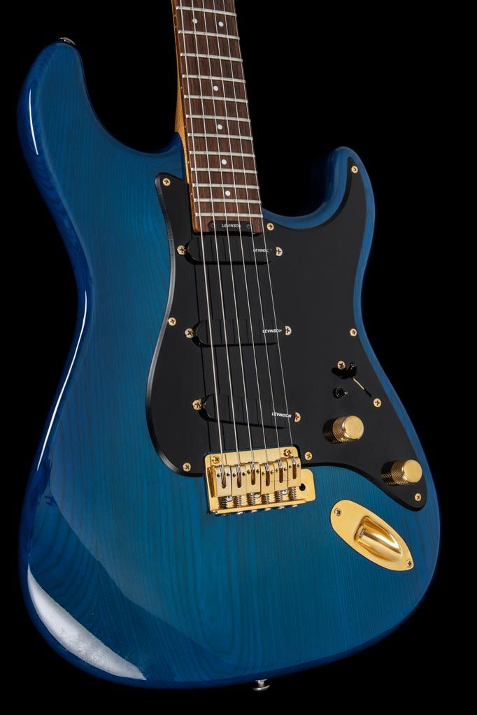 即発送 Blade Levinson ストラトタイプ pewterカラー 即発送 Blade