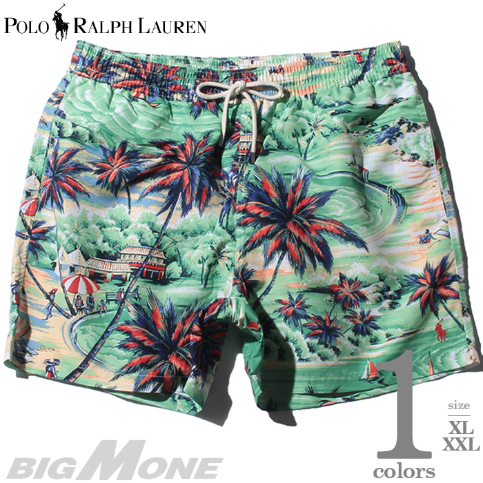 夏の主役服 即完売 ラルフローレン カジキ トロピカル柄 スイム