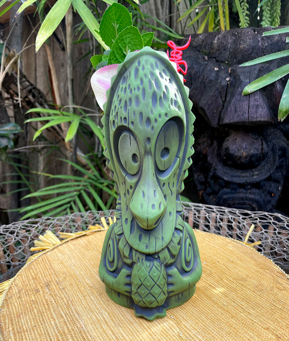 Tiki Farm ティキ マグ 節約 VOODOO GODDESS, MARDI GRAS GREEN Mug