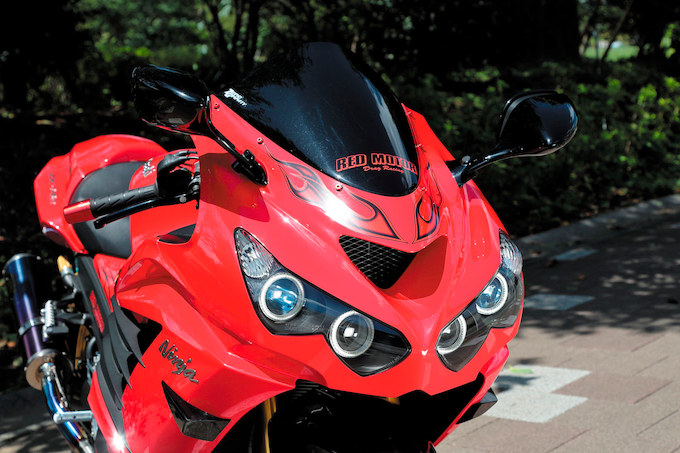 バランスバイク 赤 レッドモーター ニンジャZX-14R（カワサキ ニンジャ