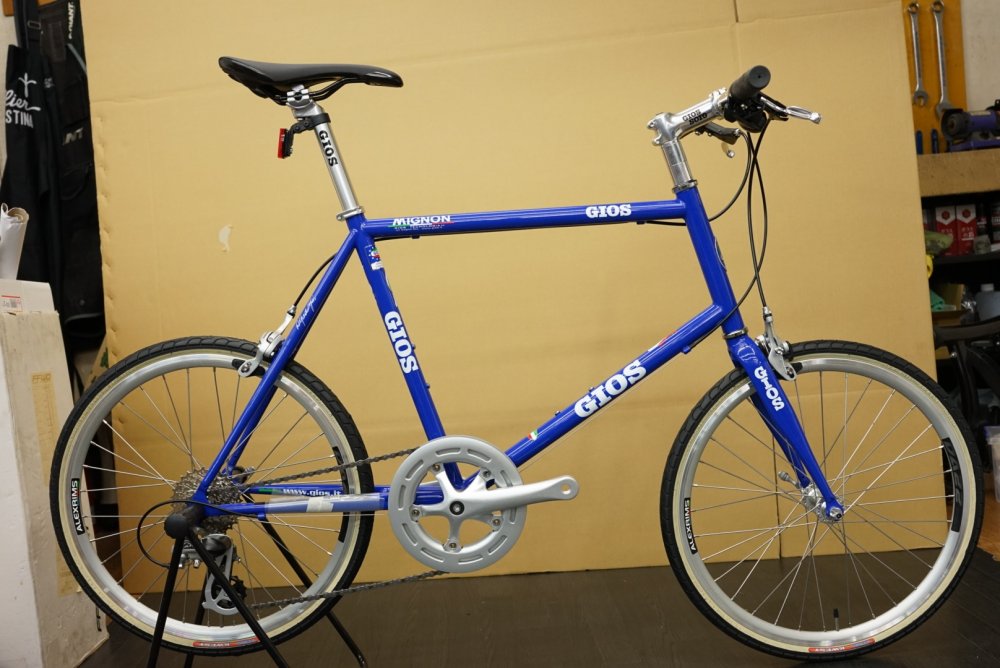 GIOS MIGNON 青 ミニベロ 20インチ 470 ジオス GIOS MIGNON 青