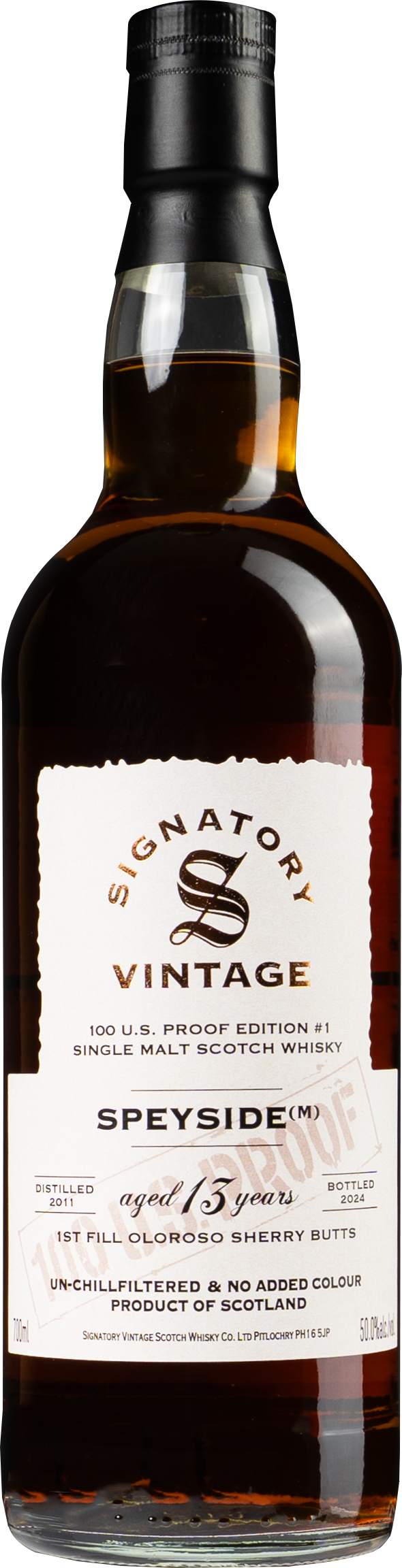 Signatory Speyside M 13 year old 100 Proof Edition 2011 | 700 ml