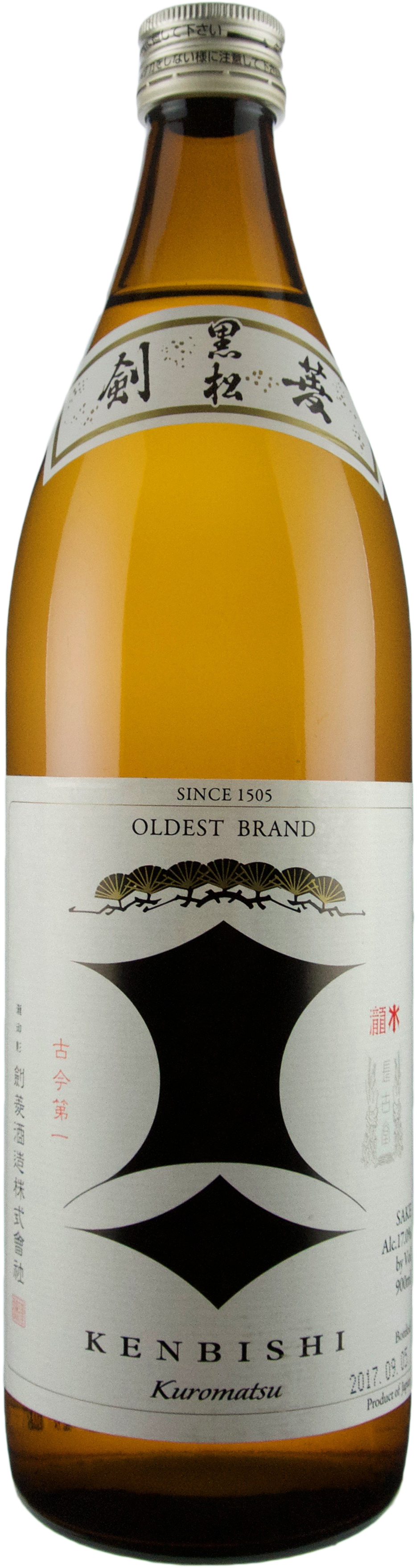 Kenbishi Kuromatsu Sake | 900 ml Bottle