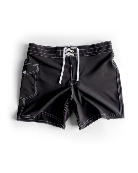806 SurfStretch Side Pocket Boardshorts - Black – Birdwell