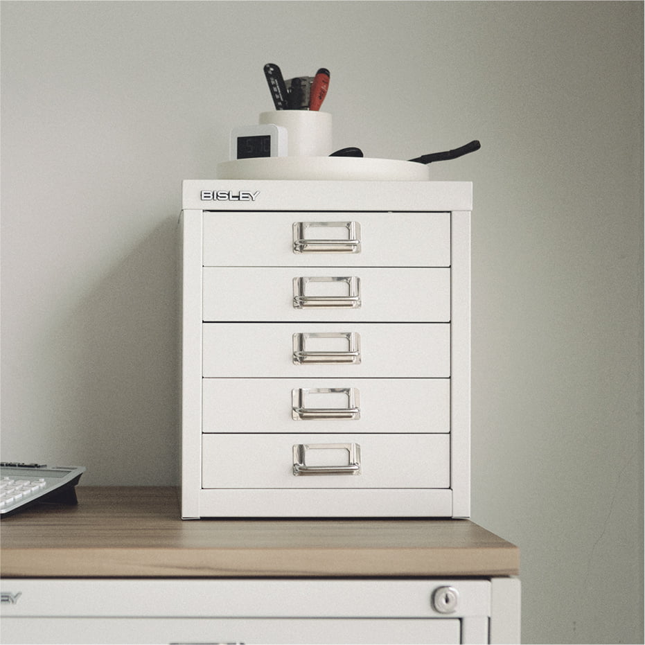 BISLEY ビスレー Lフット シルバー 600 デスク用脚 スチール ビスレー