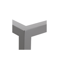 Lフット 600（ビスレーデスク用脚）スチール 幅・奥行600mm リモート