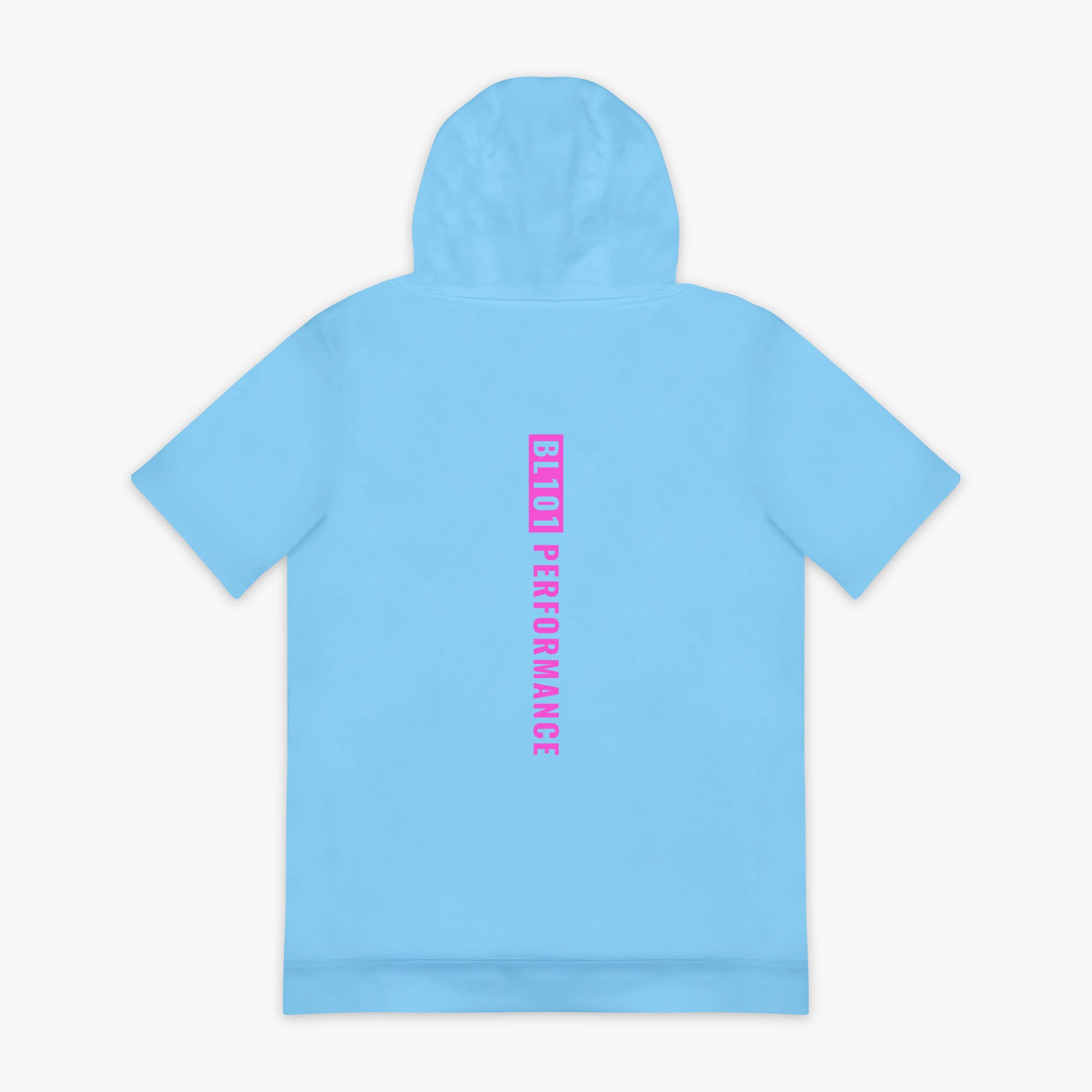BSBL-SZN Short Sleeve Hoodie V2 - Cotton Candy Blue – Baseball