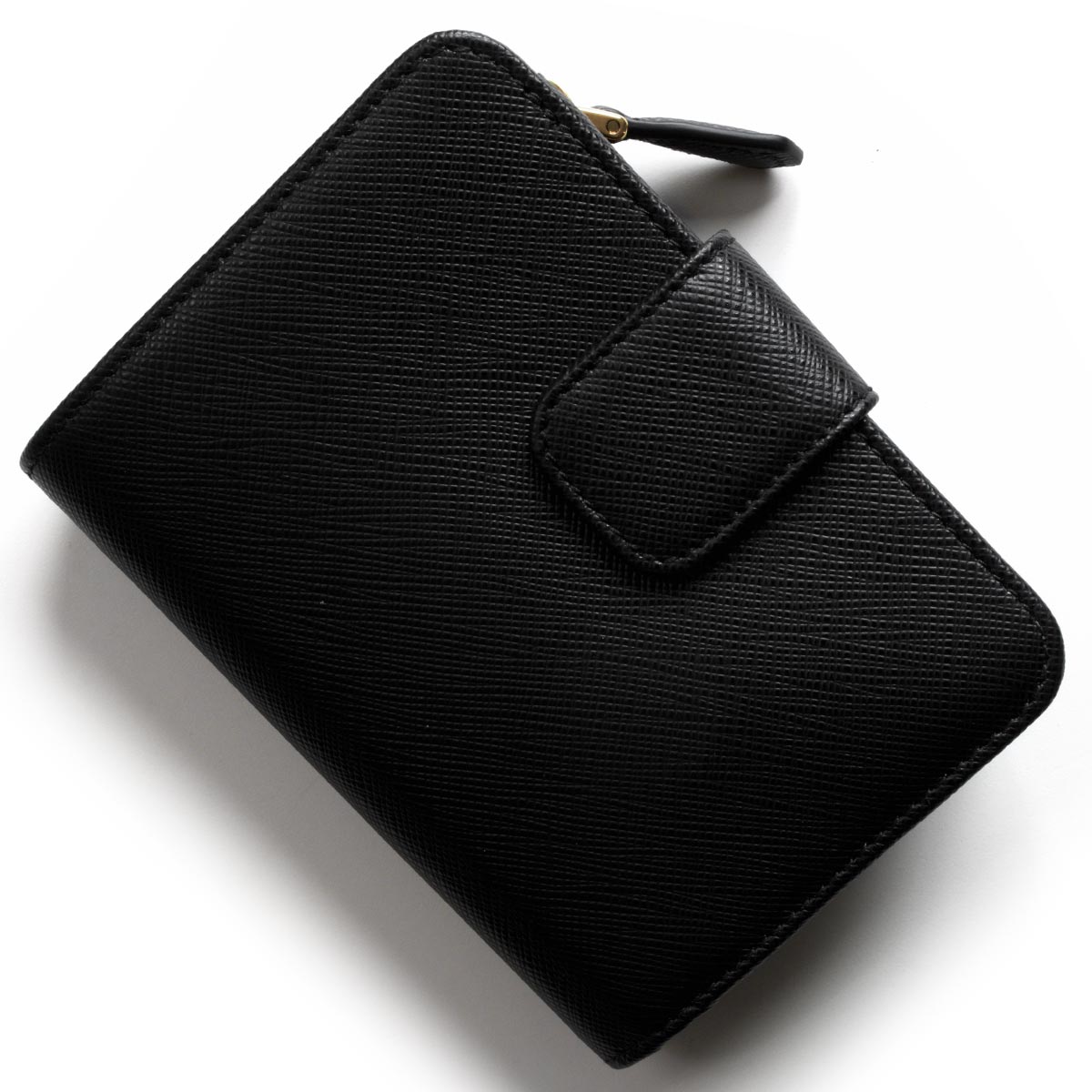 プラダ 二つ折り財布 財布 レディース サフィアーノ トライアングル