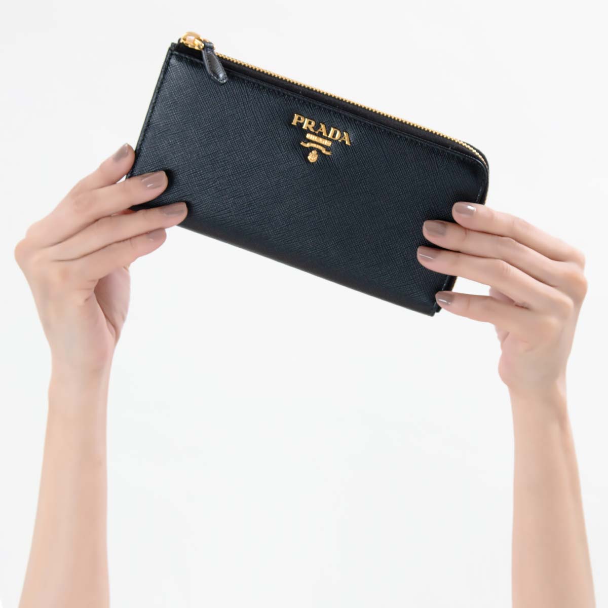 プラダ 長財布（札入れ） 財布 レディース サフィアーノ メタル